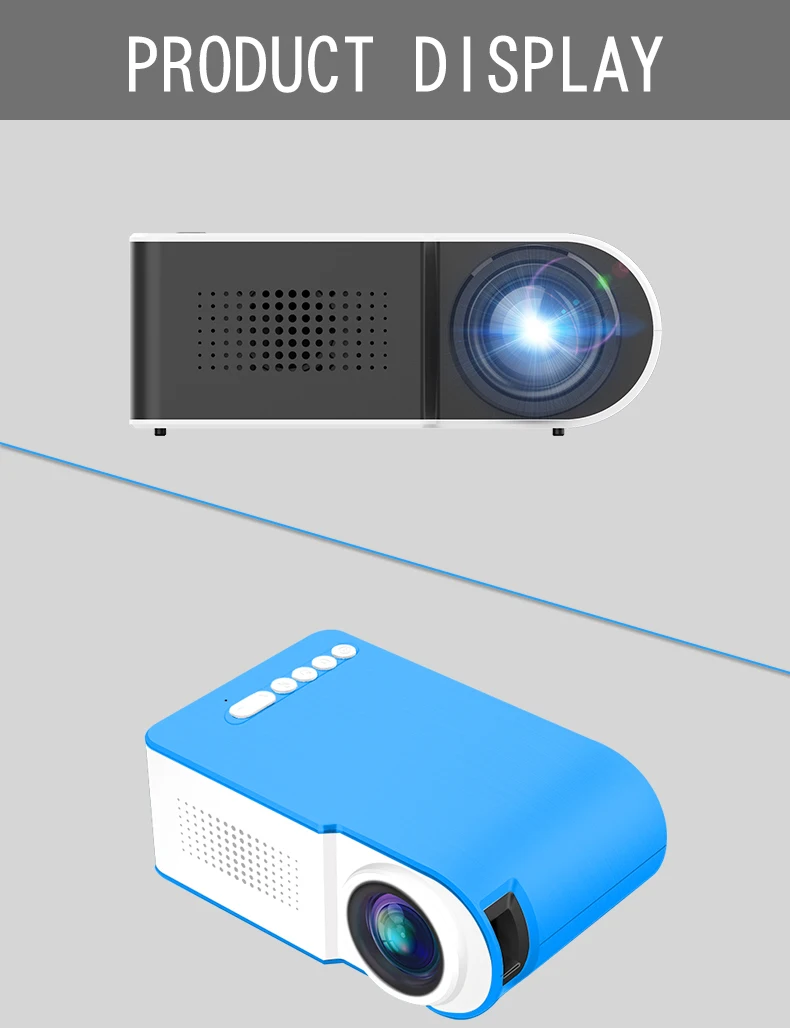Gigxon G210 светодиодный проектор 600 люмен 3,5 мм аудио 320x240 HDMI USB TF Micro USB портативный проектор для ноутбука смартфона игровая коробка