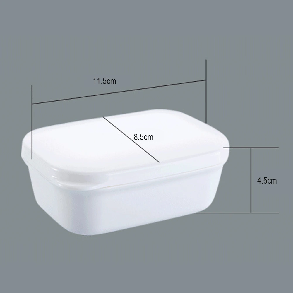 Пластиковый держатель для мыла сливной слой дорожная Коробка с крышкой
