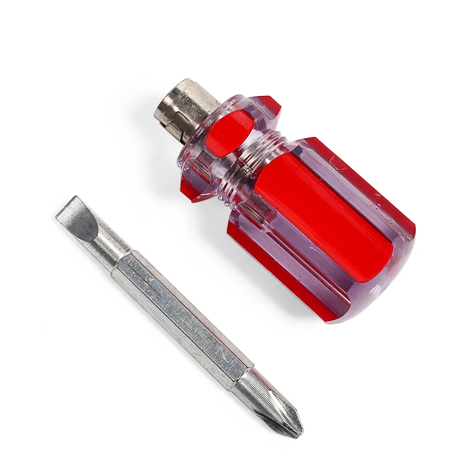 Плоская отвертка для DIY инструментов и мини двунаправленная со сменной головкой