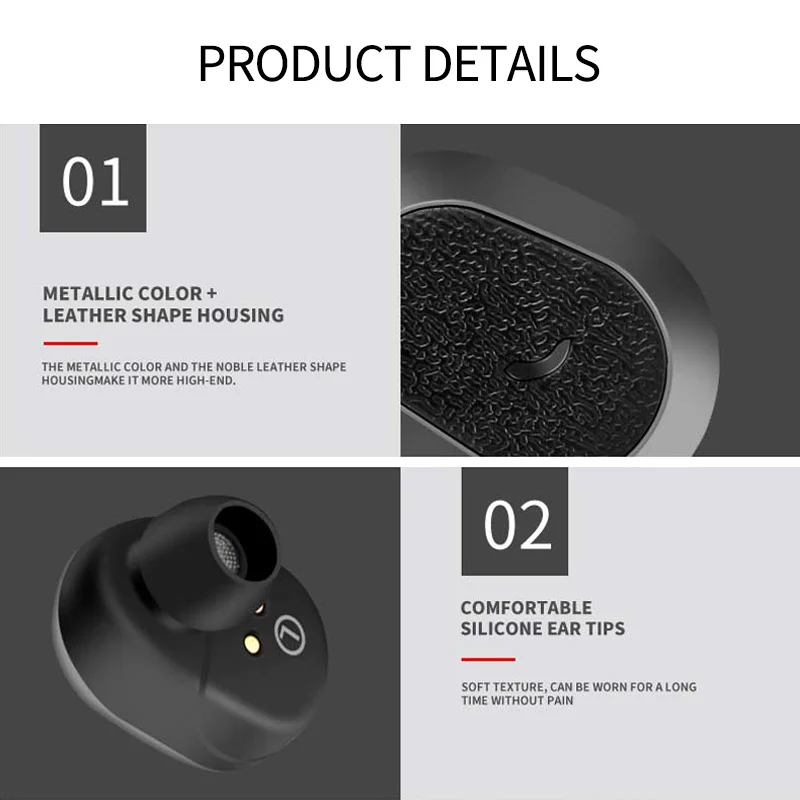 Fineblue XS Mini dual ear Беспроводная Bluetooth 5,0 Bass гарнитура вкладыши Звук бинауральные наушники с магнитной зарядной розеткой