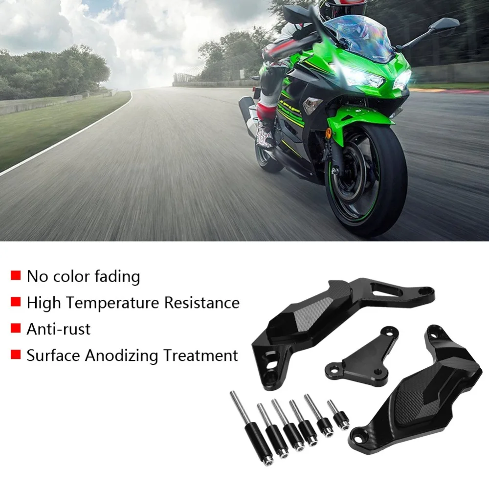 Защита двигателя мотоцикла чехол слайдер защита для Kawasaki Ninja 400 не выцветает