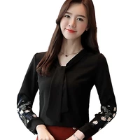 women shirts blouses autumn fashion embroidery shirt female loose long sleeve tops