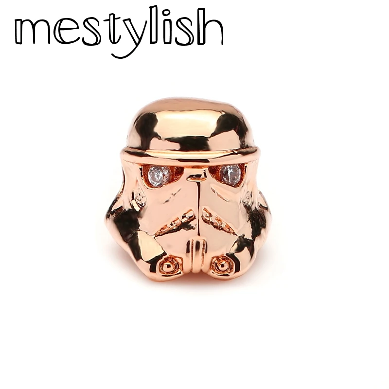 Новый дизайн Mestylish микро инкрустация циркон голова хеллбоя шарм бусины ювелирные