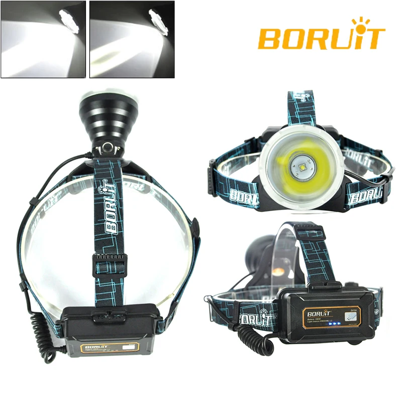 Новый BORUiT Smart B10 оригинальный Cree XM L2 Охота Кемпинг Рыбалка Головной фонарь