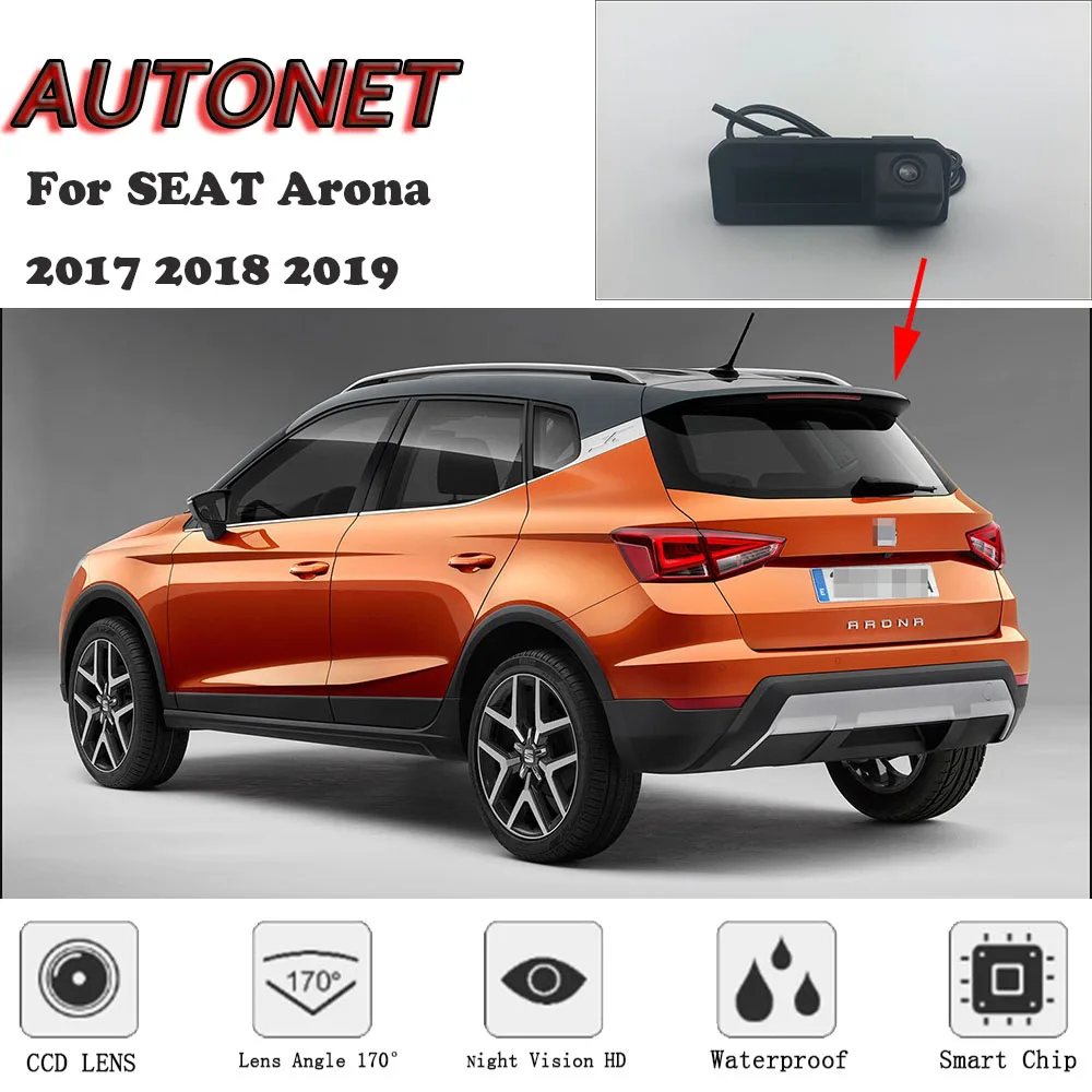Резервная камера заднего вида для SEAT Arona 2017 ~ 2019/оригинальный заводской