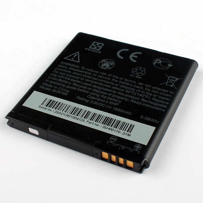 Аккумулятор для телефона высокой емкости HTC Sensation XL X315E Titan X310E G21 G20/Rhyme S510b BI39100 1600