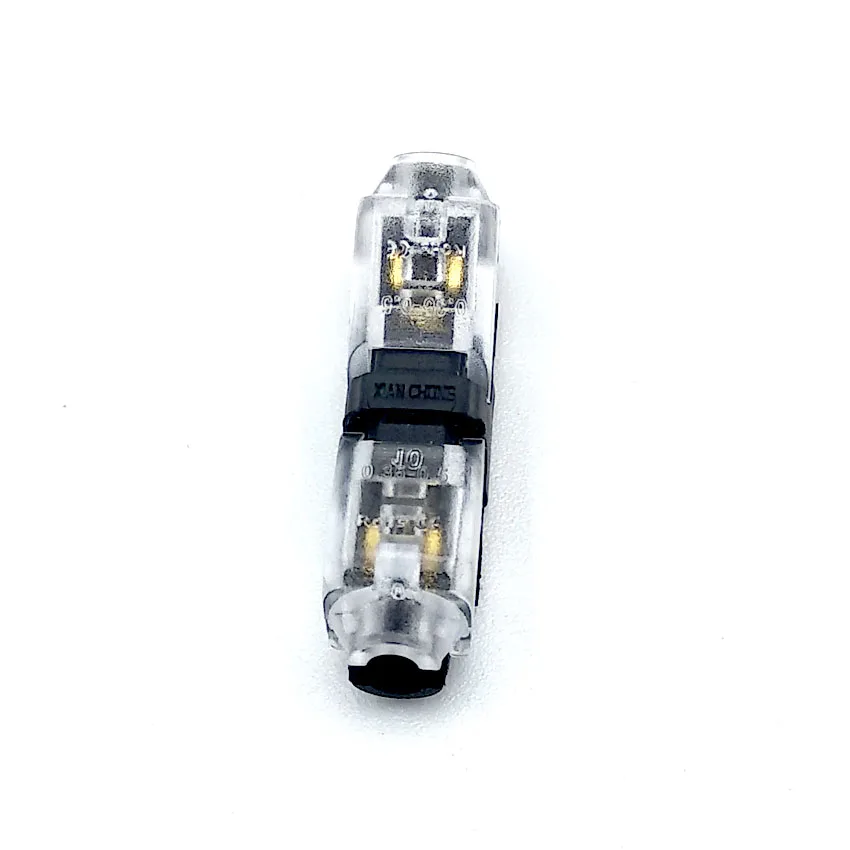 H1-Transparent 5pcs 5 шт. H форма Быстрый соединительный провод монтажный Электрический разъем для 2 Pin 22-20 AWG для светодиодов ленточный кабель обжимные клеммные блоки проводник - Цвет: H1-Transparent 5pcs