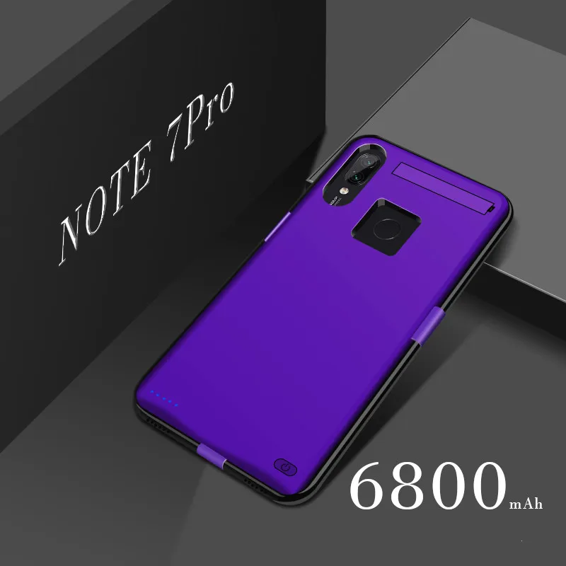 Ext power 6800 мАч портативный чехол power Bank для Xiaomi Redmi Note7 с поддержкой Внешнего Резервного Аккумулятора Чехол для Xiaomi Redmi Note 7Pro