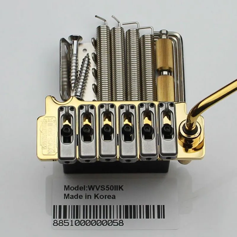 Гитарный тромоло мост Wilkinson WVS50IIK Хромовый черный и Золотой Бренд|guitar tremolo bridge|tremolo