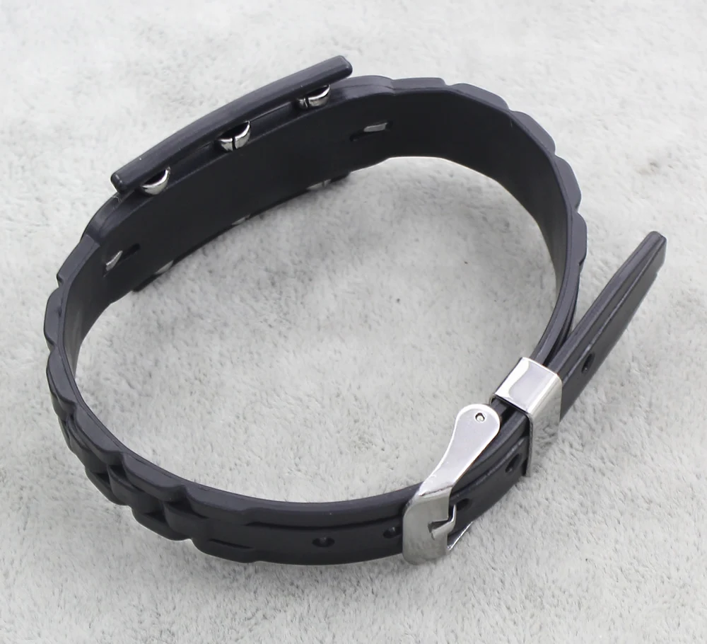 Женские и мужские браслеты в стиле панк спортивные из нержавеющей стали с