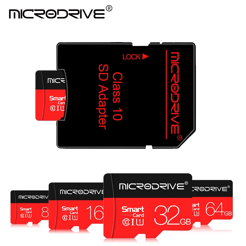 Ультра MicroDrive micro sd карта 8 ГБ/16 ГБ/32 ГБ/64 Гб/128 Гб micro sd карта памяти carte memoire 32 Гб C10 Mini TF карта Бесплатный SD адаптер