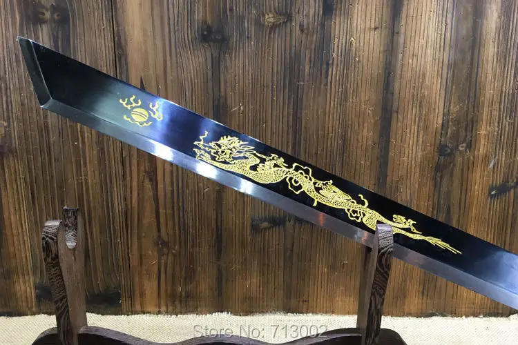 Ушу * Broadsword китайский кунг-фу ножи дракон Хэдфилд клинок из марганцевой стали |