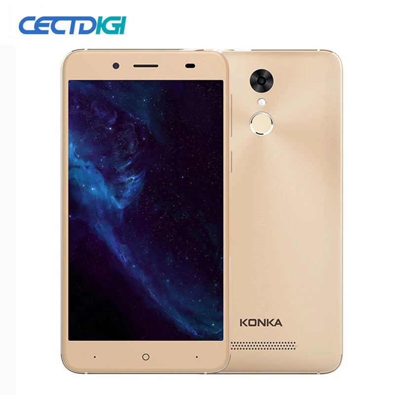 Оригинальный konka 509 дешевый мобильный телефон 4 г Phablet 2 Гб ОЗУ 16 ПЗУ отпечаток