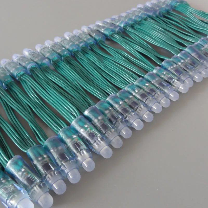 100 шт. оптовая продажа полноцветная светодиодная гирлянда WS2811 IC RGB DC5V/DC12V 12 мм