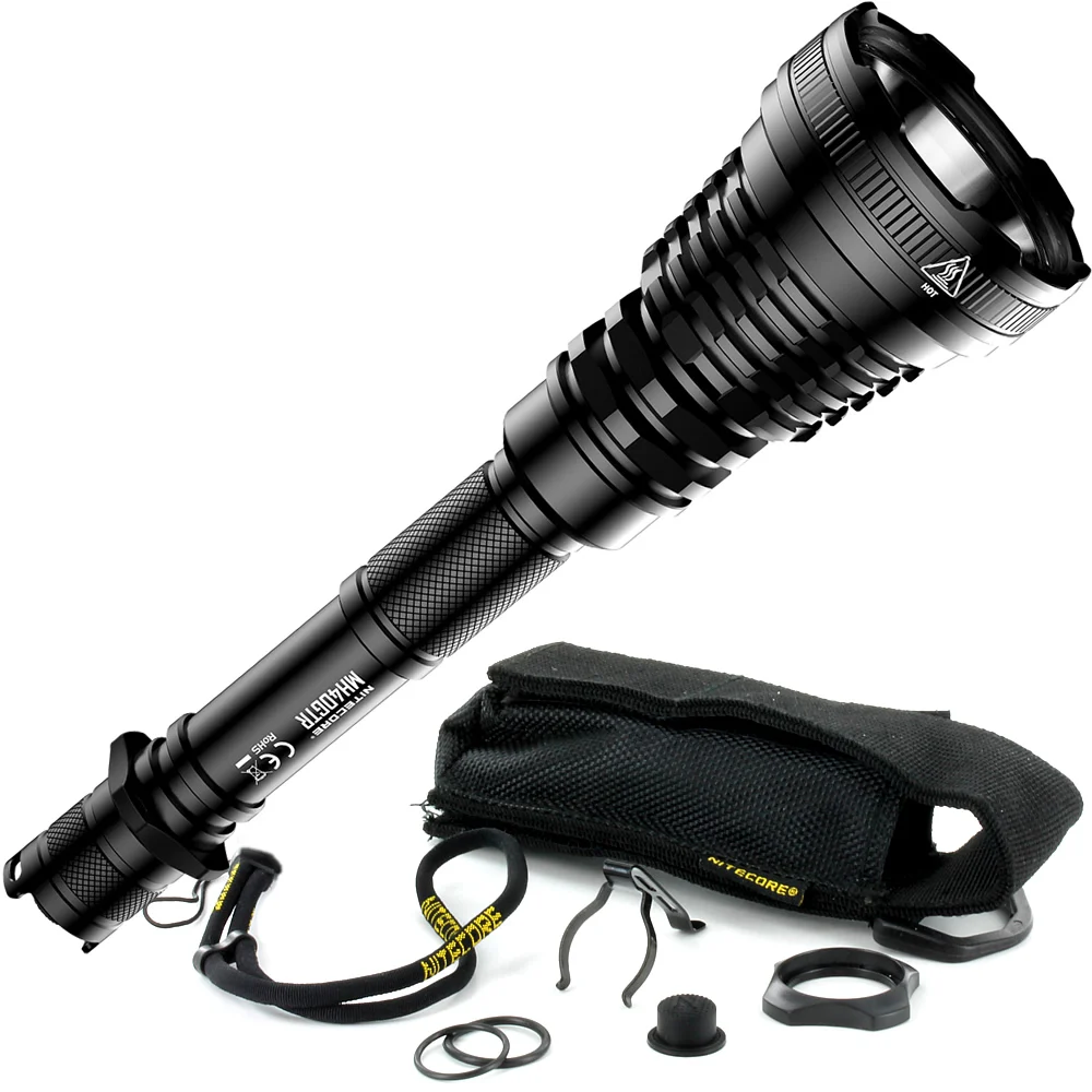 NITECORE MH40GTR охотничий поиск тактический перезаряжаемый фонарик без аккумулятора