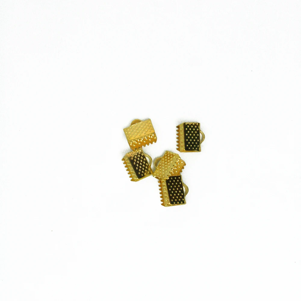 Hot Sale metal DIY 6mm-30mm Jewelry Findings Accessories Vintage Textured End Caps Crimp Beads Clasp fit jewelry making | Украшения и