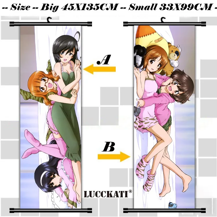 45x135 см Обувь для девочек und Panzer лоли Лолита Расщепление cameltoe мультфильм аниме