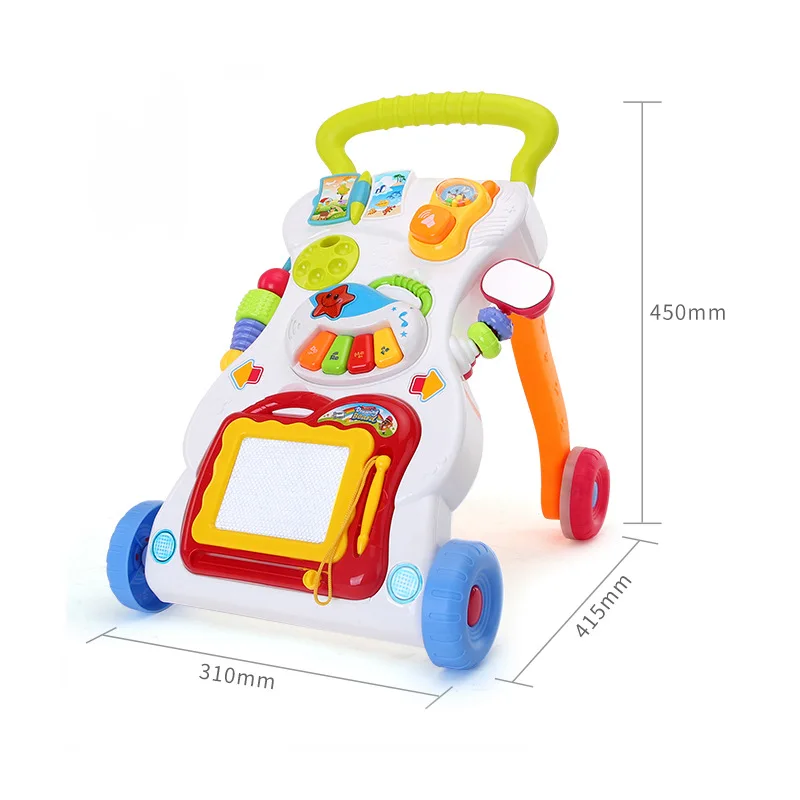 Детские ходунки коляски Многофункциональный Детский рюкзак с музыкой может