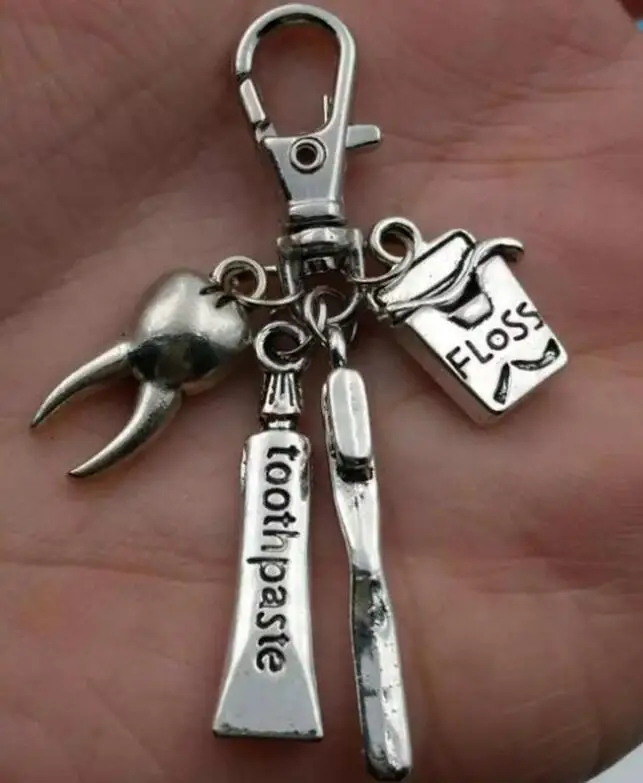 Высококачественная подвеска для ключей брелок зубной гигиеники зубная нить