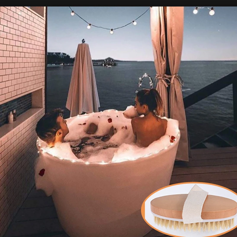 YOULU кисть для тела с сухой кожей отшелушивающая щетка ванны натуральная