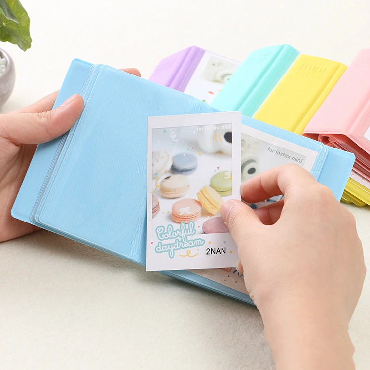 Coloffice 28 Pockets Fujifilm Instax Mini 8 Films 70 25 50s 90 Name Card Pieces Of Moment Photo Book Album 1 piece | Канцтовары для
