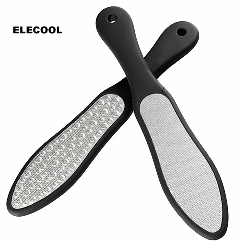 ELECOOL, новинка, двухсторонняя пилочка для ног, для удаления омертвевшей кожи, для удаления мозолей, педикюр, напильники для ног, профессиональные инструменты для ухода за ногами