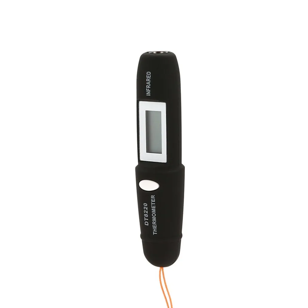 DT8220 цифровой ЖК-Мини Инфракрасный термометр измеритель температуры тестер Красный Лазерный Карманный Бесконтактный пирометр ручка Хо использование удержания использования