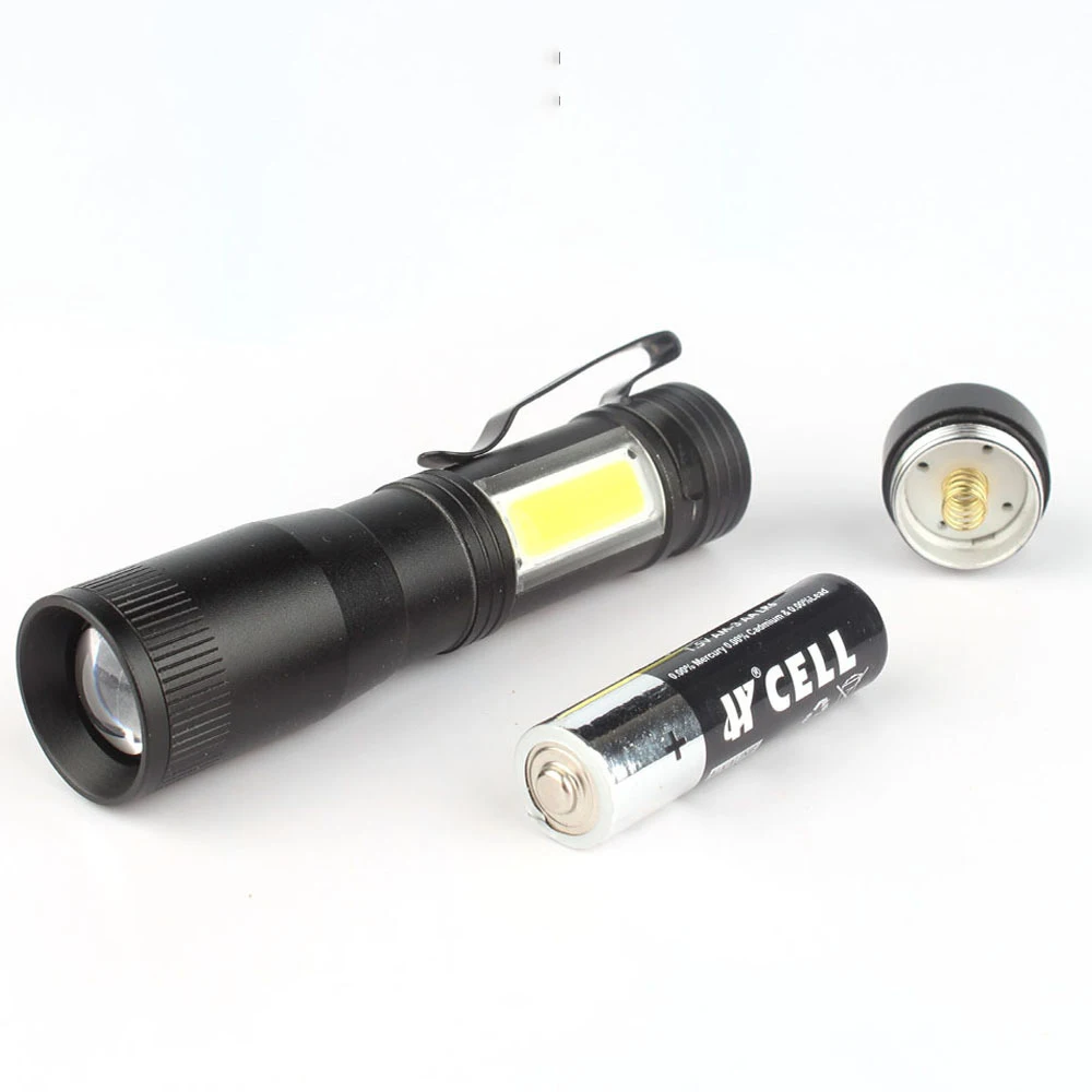 Mini Camping Flashlight High Power Rechargeable Led Flashlights COB Home Lighting Focusing Telescopic Adjustment Work Lamp | Лампы и