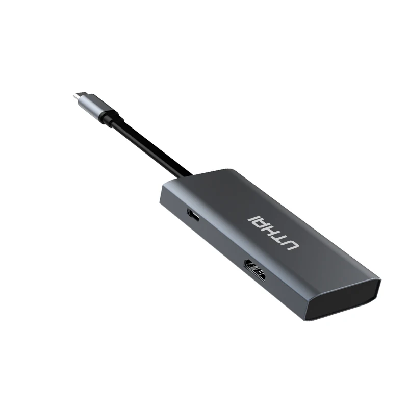 Утхай 5in 1 TCH01 USB 3 0 концентратор для MacBook Pro Air Многофункциональный Тип C видео в