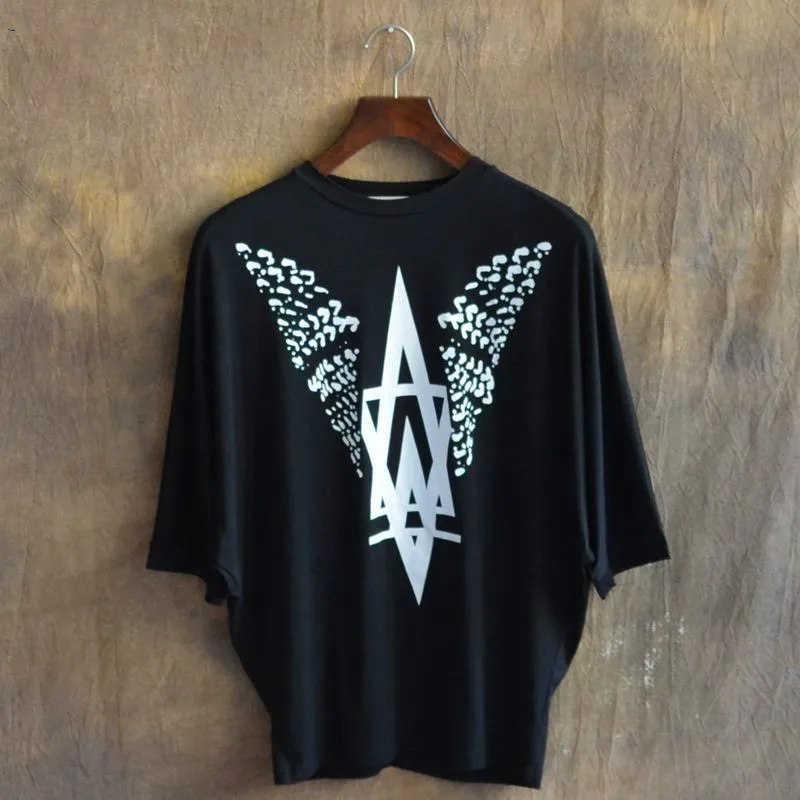 2017 Новый Летний стиль большой размер свободная футболка с рукавом летучая мышь