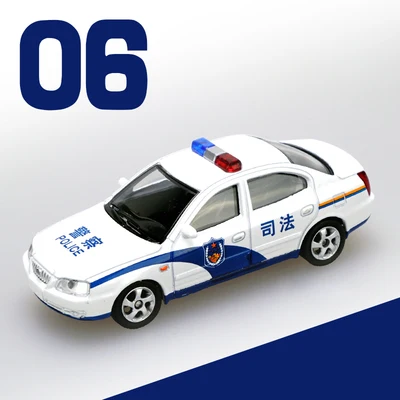 06 Моделирование 1: 64 Jetta Elan Wuling Hongguang Gold Cup, городское управление, Полицейская машина 01-24 модель автомобиля из сплава - Цвет: 06