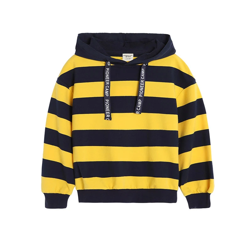 Пионерский лагерь новая коллекция одежды для детей полосатые толстые футболка