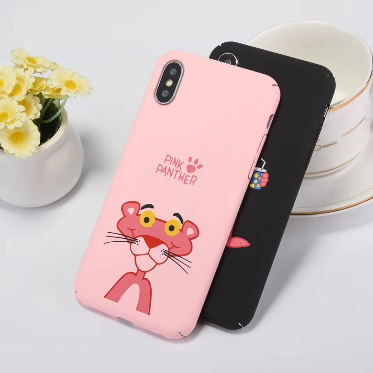 Мод мультфильм милый Розовая пантера Леопардовый матовый Lover чехол для iPhone 11 Pro X XR XS макс 7 8 6 плюс Жесткий ПК чехол-накладка для телефона