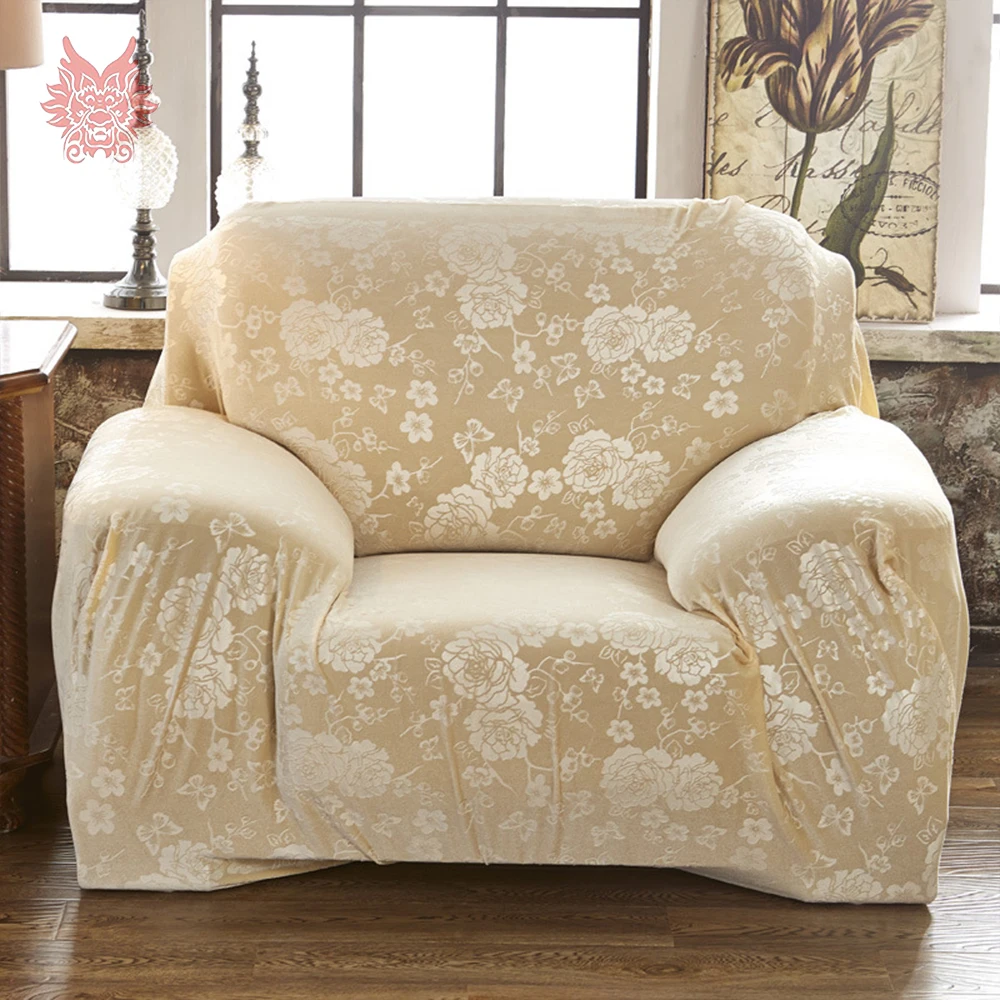 1SEAT 2SEATS 3SEATS 4SEATS Winter plush embossed floral stretch seat covers Slipcover Universal Elastic force Sofa SP5613 | Дом и сад
