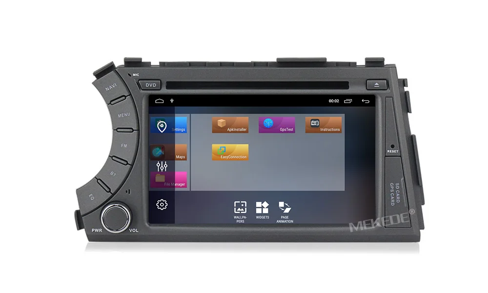 Mekede " 2din android 9,1 Автомобильный мультимедийный плеер авторадио для Ssangyong Actyon Kyron 2005-2013 2 Гб ram 32 ГБ rom радио wifi USB