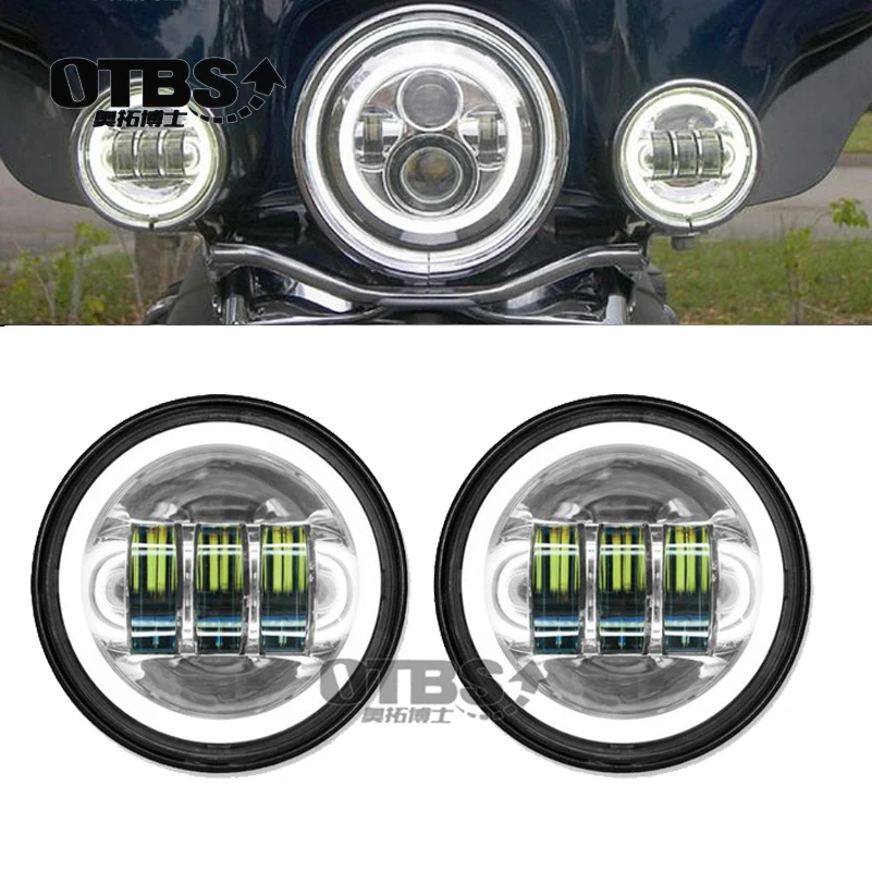 OTBS 4 1/2 &quot4 5 дюймов светодиодный противотуманный фонарь проходящий