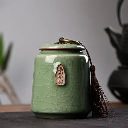 Jia-gui luo Ge Yao keramische theedoos collectie box Pu'er Tie Guanyin - Цвет: 12