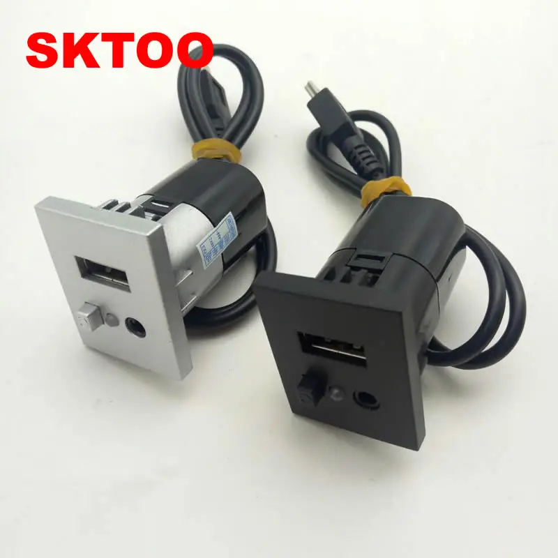 Для Ford Focus MK2 USB/AUX слот интерфейсы кнопка подключения + кабель интерфейс с мини USB