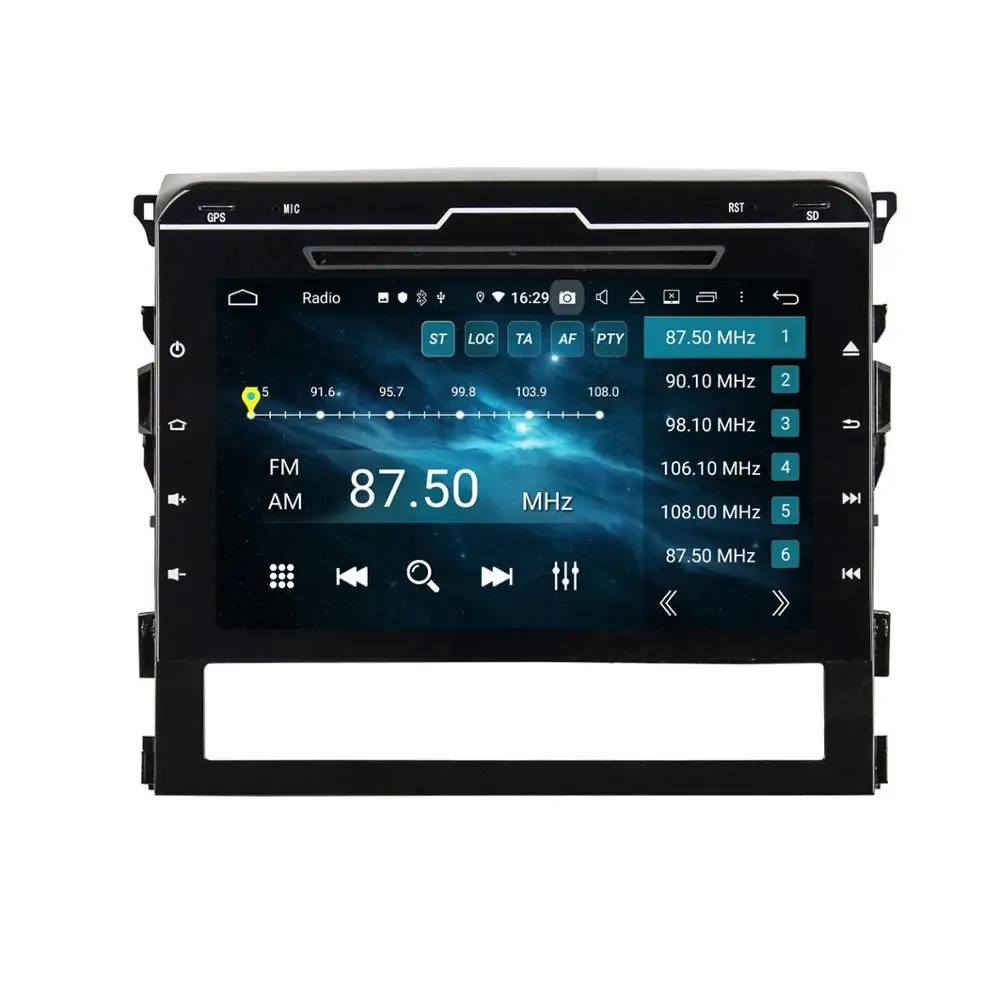 Автомагнитола PX6 4 Гб + 64 ГБ Android 10 DVD-плеер для Toyota Land Cruiser 2016-2019 стерео радио GPS Bluetooth
