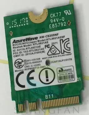 Беспроводной адаптера для AzureWave AW-CB209NF RTL8821AE RTL8821AENF 433 Мбит/с BlueTooth4.0 AC NGFF WI-FI карты |