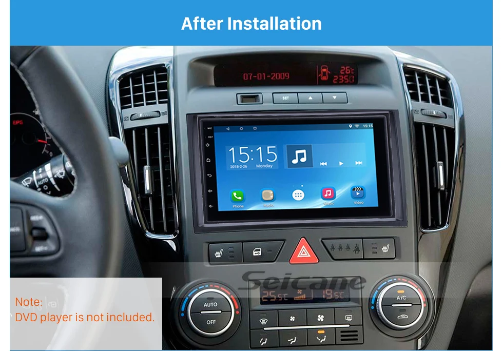 Seicane 2Din OEM Авто Радио DVD стерео установка крышка панель фасции Для KIA VENGA без разрыва аудио Рамка комплект