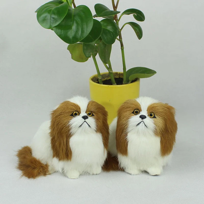 Детские игрушки имитация плюшевой собаки игрушка белого цвета детский подарок