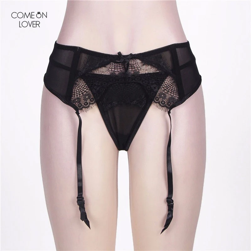 Comeonlover открытой промежностью Пояс с подвязками Sexy Подвязки для Для женщин трусики плюс Размеры восточном строка PT5123 подвязки чулки