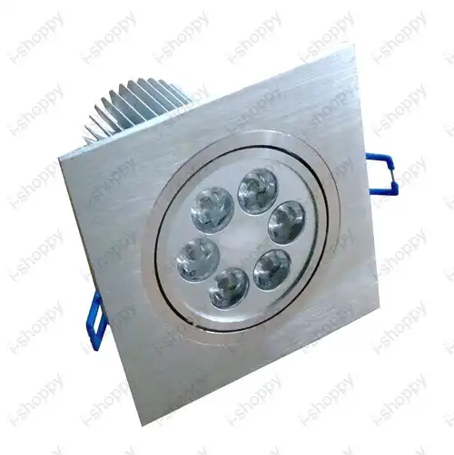 Светодиодный потолочный светильник встраиваемая решетка для шкафа квадратная