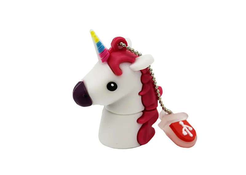Модель usb флеш-накопителя KING SARAS cute cartoom Единорог usb 2,0 4 ГБ 8 ГБ 16 ГБ 32 ГБ 64 ГБ флешка, подарок usb