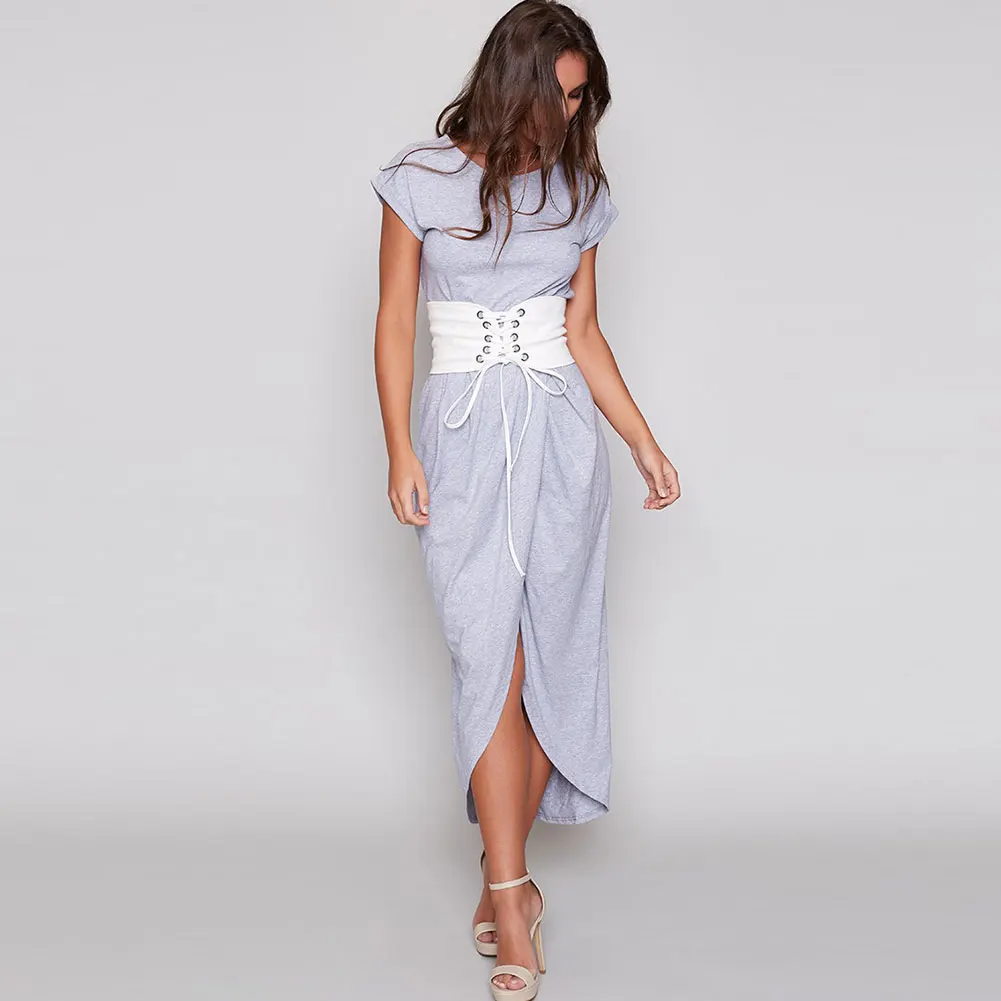 2018 Новый формирующий поясной ремень женский черный из искусственной замши на