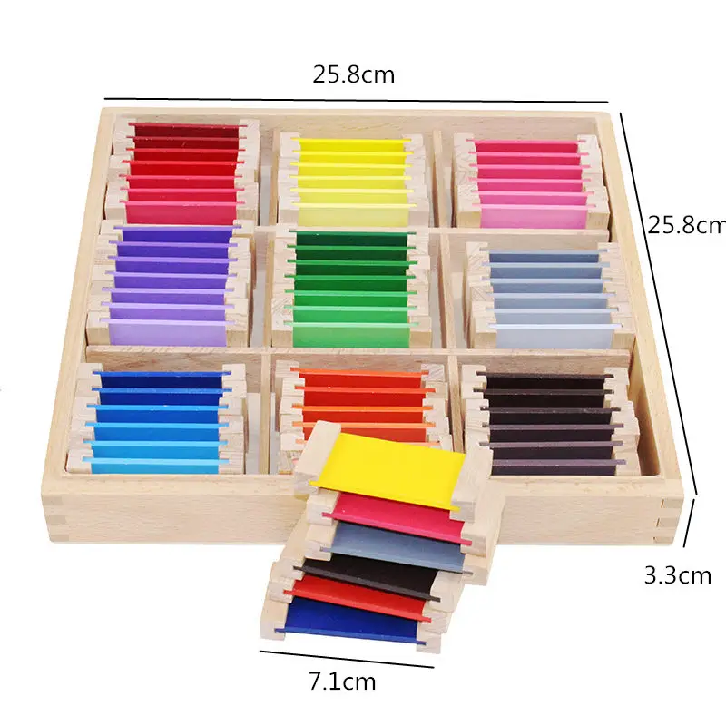 Baby Kids Toys Montessori Material Sensory Early Education Color Tablet Box Size 25.8*25.8*3.3 cm | Игрушки и хобби