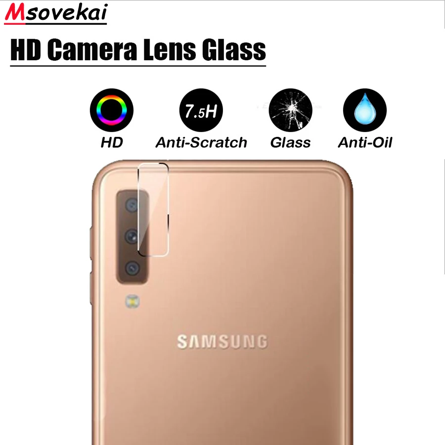Закаленное стекло для объектива задней камеры SAMSUNG Galaxy A7 2018 A9 J4 J6 Plus A9s A750F Star Pro