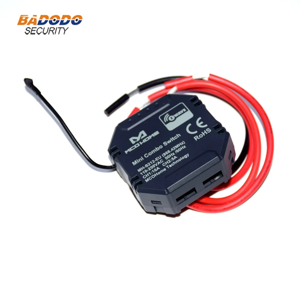 Z wave EU 868 42 MHz In wall dual релейный выключатель питания модуль включения/выключения MCO