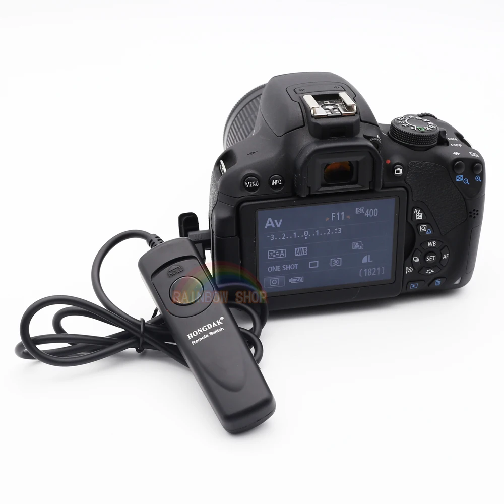 Оптовые продажи пульта дистанционного управления RS-60E3 Remote Shutter Release RS 60E3 для Canon 1000D/600D/550D/450D/400D/350D/300D/200D/20D.